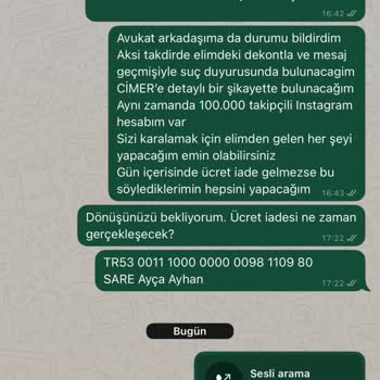 Vize Danışmanlığı İçin Ödeme Yaptım, Hizmet Alamadım Ve Param İade Edilmedi