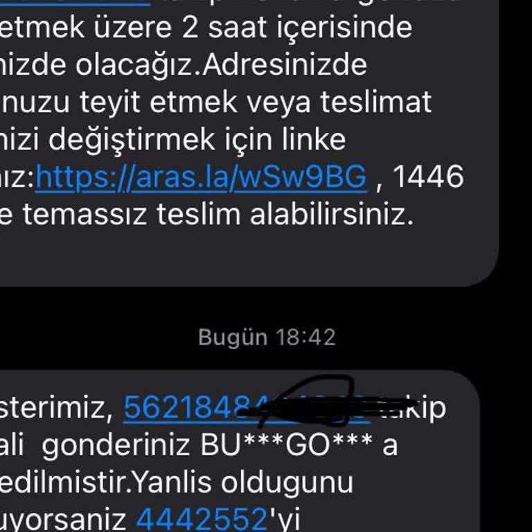 Teslim Edilmeden Teslim Edildi Mesajı!