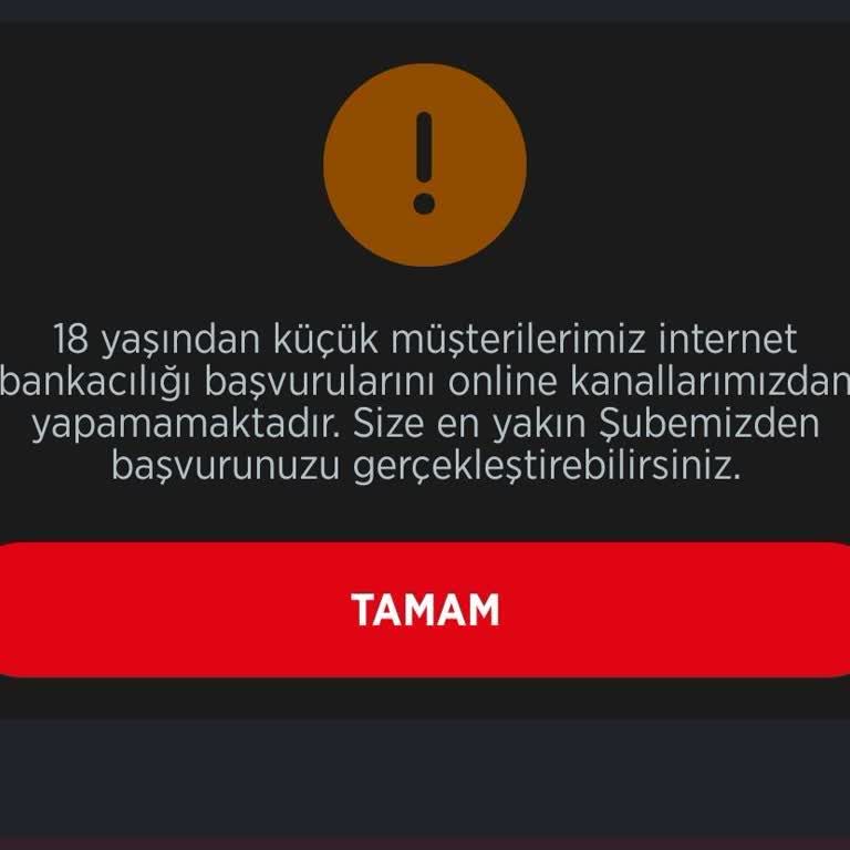 Ziraat Bankasında Yaş Sınırı Nedeniyle Mobil Bankacılık Kullanamıyorum