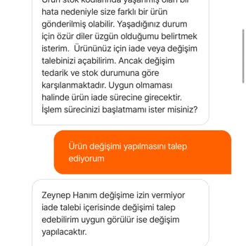 Yanlış Ürün Gönderimi Ve Fiyat Farkı Mağduriyeti Yaşadım