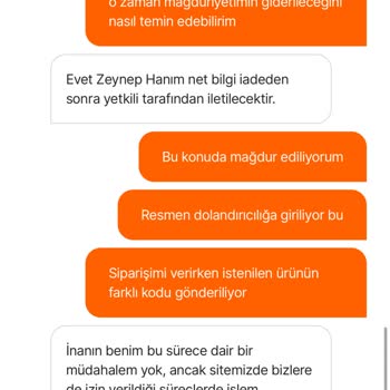 Yanlış Ürün Gönderimi Ve Fiyat Farkı Mağduriyeti Yaşadım