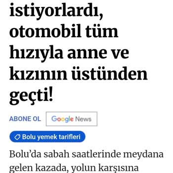 Bolu Gündem Gazetesi Haberi Yanıltıcı!