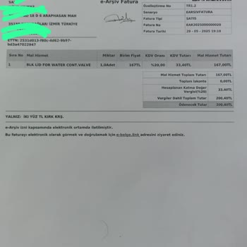 Garanti Kapsamında Olması Gereken Parçadan Ücret Alındı