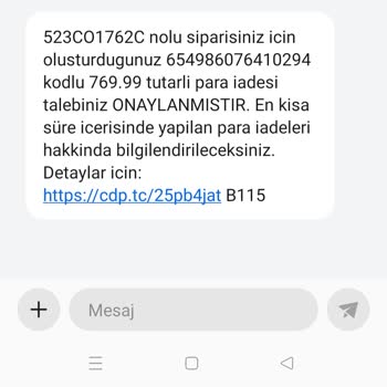 Instagram'dan Alınan Üründe Haksız Kargo Kesintisi Ve Eksik Para İadesi