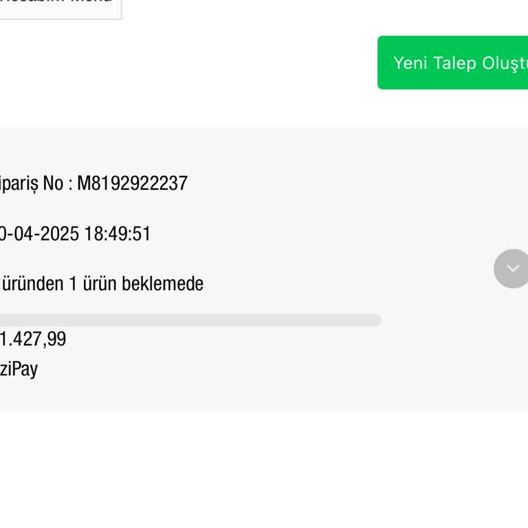 İademin 1 Aydır Yapılmaması Ve İletişim Eksikliği Mağduriyet Yarattı