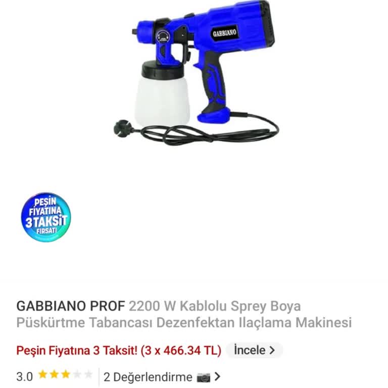 İşlevini Yerine Getirmeyen Boya Püskürtme Makinesi Ve İade Sorunu