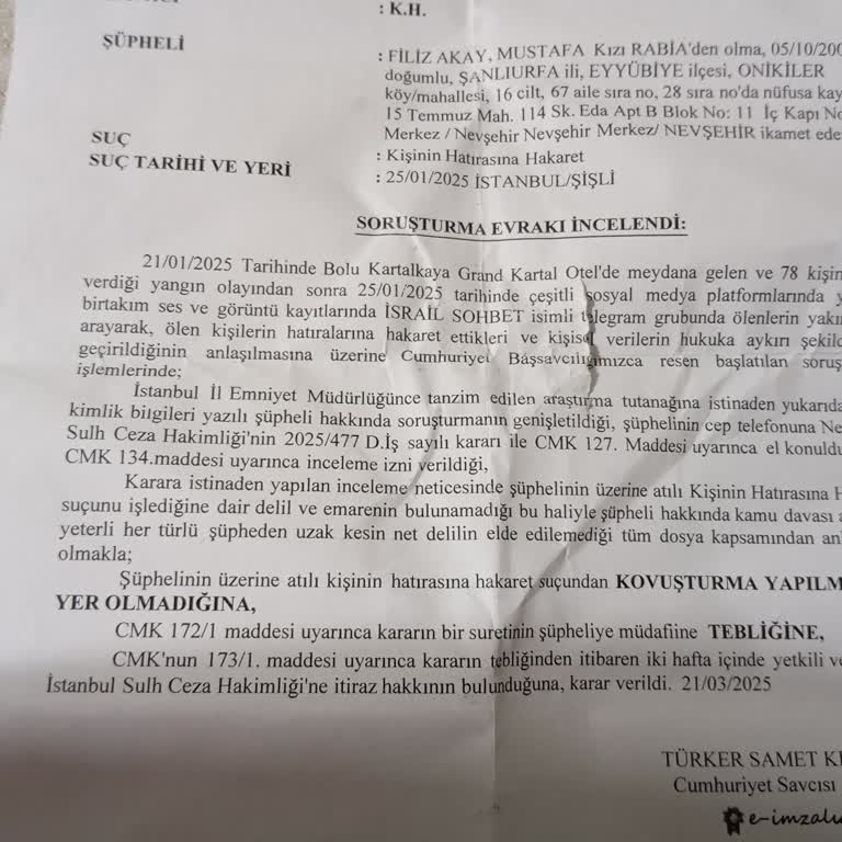 Yanlış Suçlama Ve Kişisel Bilgilerin Yayılması Nedeniyle Mağduriyet
