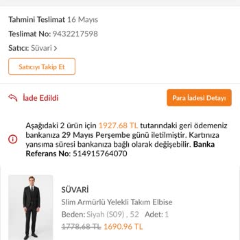 Kargom Kayboldu Ürün Stoğu Bitti Para İadesiyle Yetindim