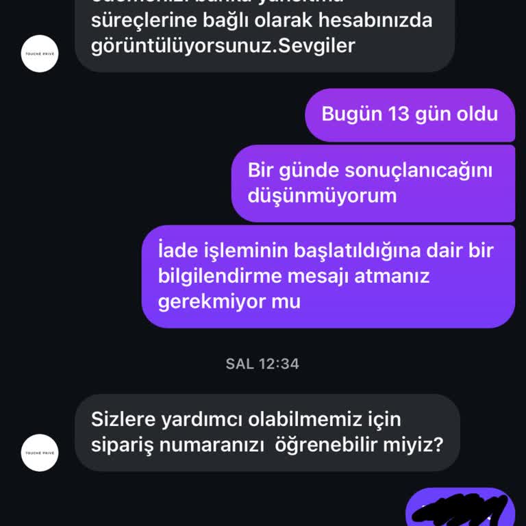 Ücret İadesi Yapılmadı Müşteri Hizmetlerine Ulaşamıyorum