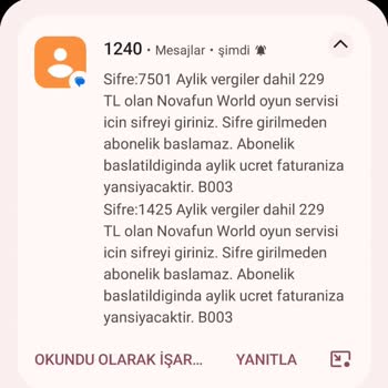 Bilgim Dışında Yapılan Üyelikler Ve Faturaya Yansıyan Ek Ücretler