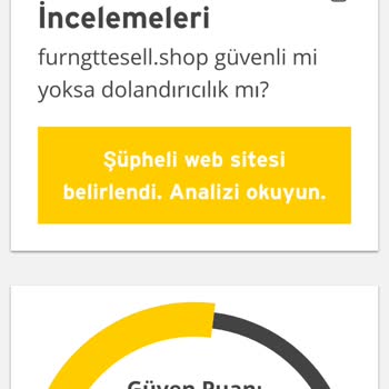 Furngttesell.shop Yanlış Site Üzerinden Yapılan Alışverişte İletişim Sorunu Ve İade Problemi