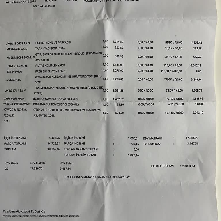 Bakım Sonrası Egzoz Sorunu Ve Haksız Ücret Mağduriyeti Yaşadım