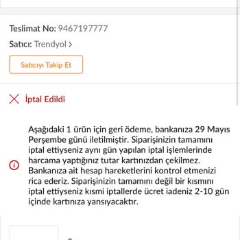 Trendyol Siparişim Haksız Yere İptal Edildi, Kuponum Da Kayboldu