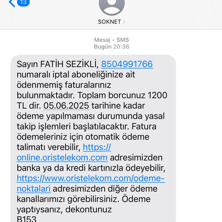 İptal Edilen Abonelik Sonrası Haksız Borç Ve Yasal Takip Tehdidi