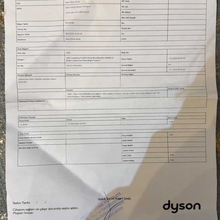 Pazarama'dan Alınan Dyson Saç Şekillendirici İmitasyon Çıktı, Satıcı Ve Platform Sorumluluk Almıyor