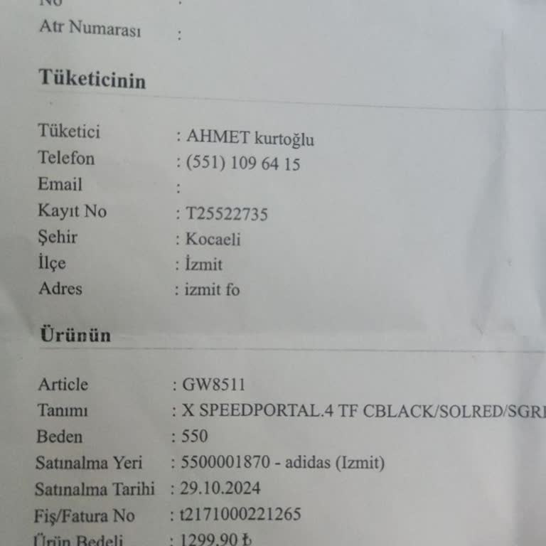 Adidas Kramponun Kısa Sürede Açılması Ve Olumsuz İnceleme Sonucu