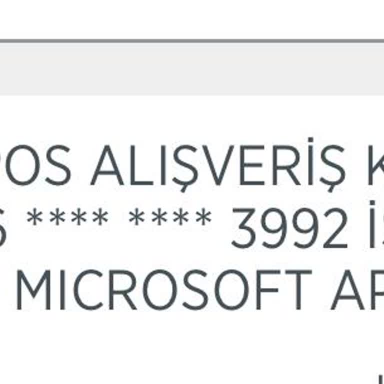 Microsoft Aboneliğim Olmadan Hesabımdan Para Çekiliyor İlgilenen Yok