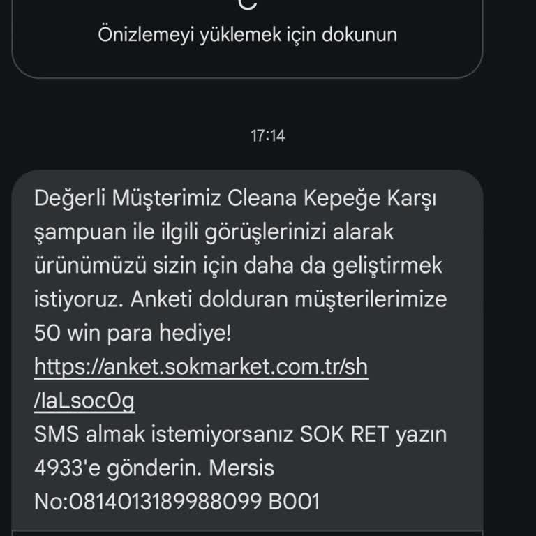 Sok Marketten Gelen Anket Mesajı Sonrası Kazanılan Puan Yüklenmedi