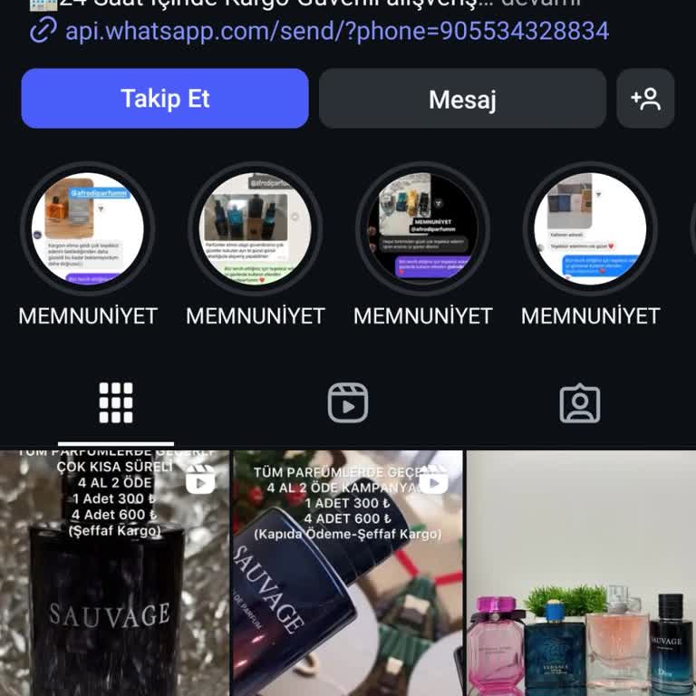 Afrodi Parfüm Ürünüm Yanlış Geldi