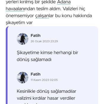 Pegasus Valiz Hasarı Ve Yıllardır Çözülmeyen Şikayet