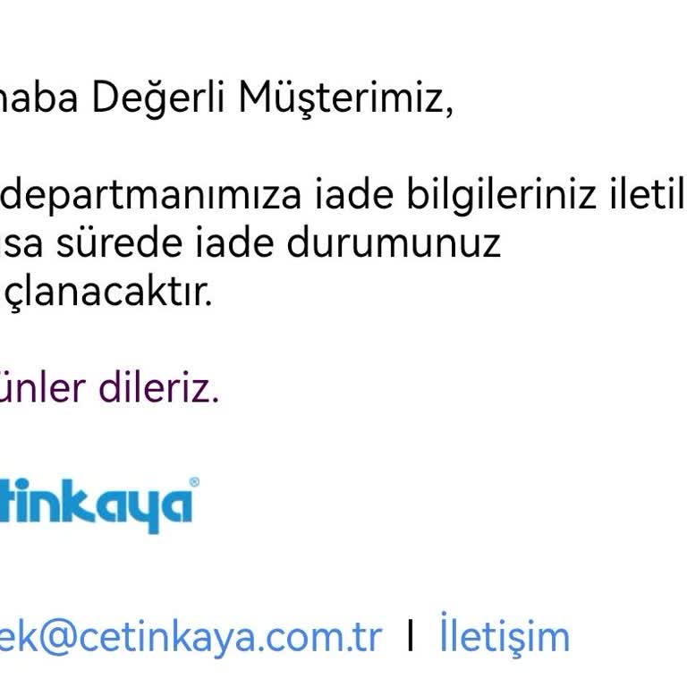 İade Sürecinde Bilgilendirme Ve Geri Dönüş Eksikliği