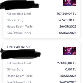 Dijital Kredi Kartımdan Haksız Yıllık Aidat Kesildi, Mağduriyetimin Giderilmesini İstiyorum