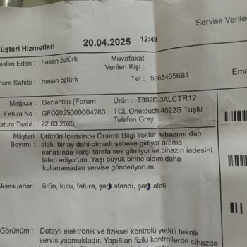 Arızalı Telefon, Yetersiz Teknik Servis Ve Sürekli Göz Ardı Edilen İade Talebi Nedeniyle Mağduriyet