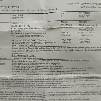 Arızalı Telefon, Yetersiz Teknik Servis Ve Sürekli Göz Ardı Edilen İade Talebi Nedeniyle Mağduriyet