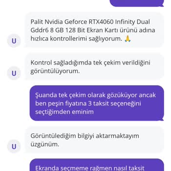 N11 Canlı Destekte Taksitlendirme Sorunu Ve Yetersiz Destek Deneyimi