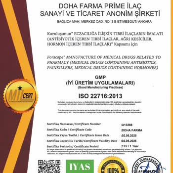 Ürün Güvenilirliği İçin Sertifika Talebi