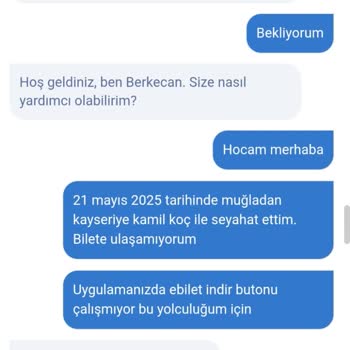 Bilet PDF'ine Ulaşamıyor, Yapay Zeka Ve Destek Yetersiz Kalıyor