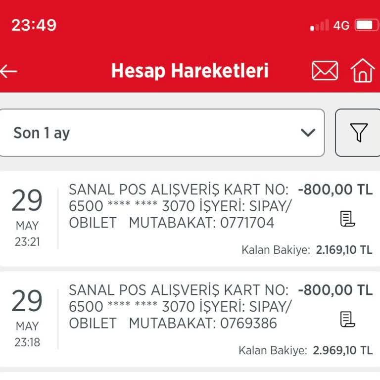 Obilet İki Kez Para Çekti Bilet Vermedi