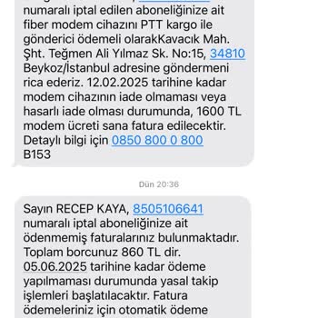İptal Edilen Abonelikten Yüksek Fatura Şoku