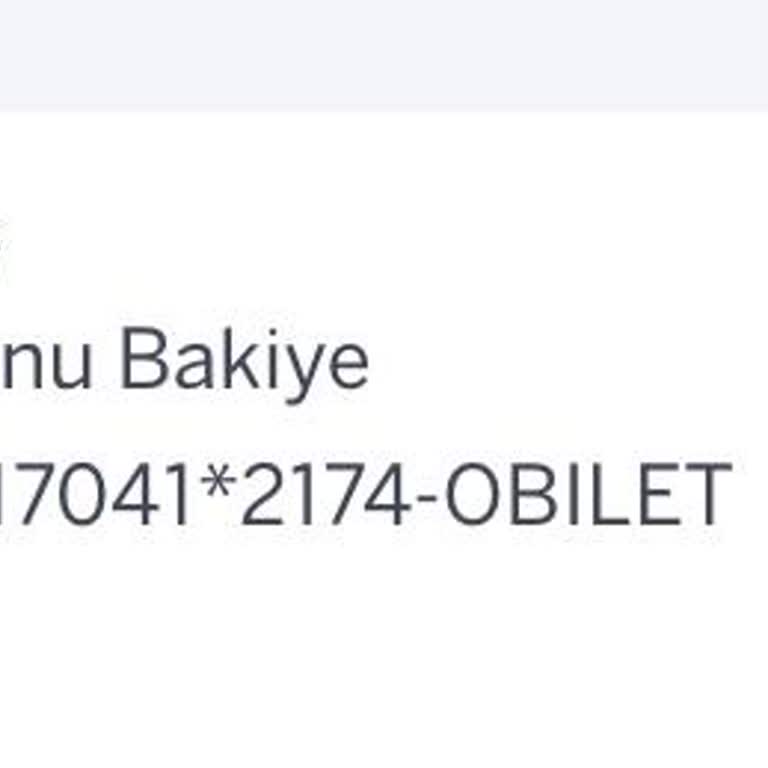 Obilet Ödeme Hatası Sonrası Para İadesi Yapılmadı