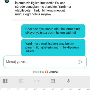 Kazandığım 60 Dolar Hesabıma Aktarılmıyor Canlı Destek Yardımcı Olmuyor
