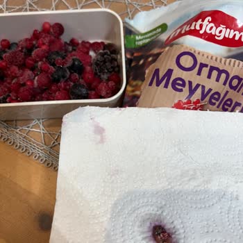 BİM Mutfağım Dondurulmuş Orman Meyveleri İçinden Salyangoz Çıktı