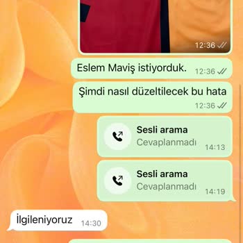 Siparişimde İsim Eksikliği Ve İletişimsizlik Sorunu