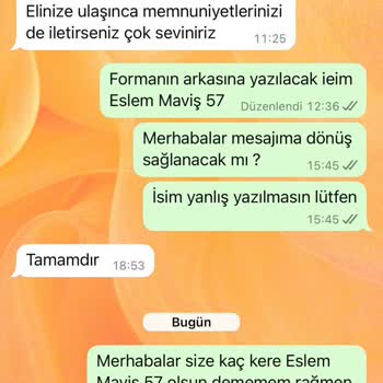 Siparişimde İsim Eksikliği Ve İletişimsizlik Sorunu