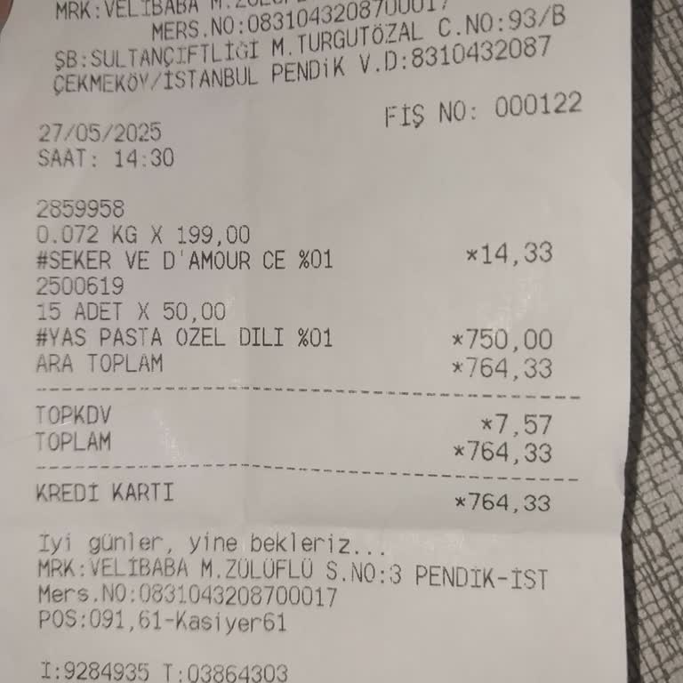 Tatbak Gıda Doğum Günü Pastası Siparişim Hazırlanmadı, Yanlış Pasta Verildi