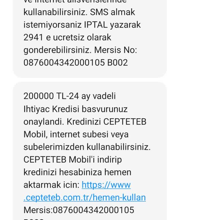 Onaylanan Kredi Tutarının Hesabıma Aktarılmaması Ve Mağduriyet