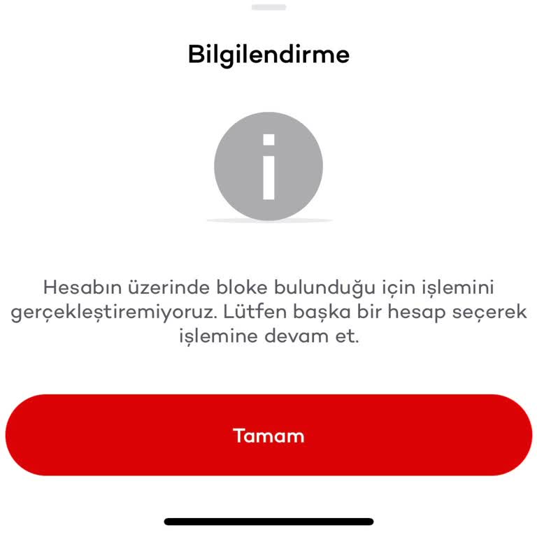 Akbank Maaş Hesabıma Bilgilendirme Yapılmadan Bloke Konulması Ve Mağduriyetim