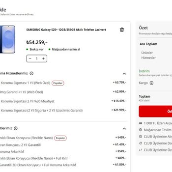 Mağaza Ve Web Sitesi Arasındaki Fiyat Farkı Nedeniyle Fazla Ödeme Yapılması