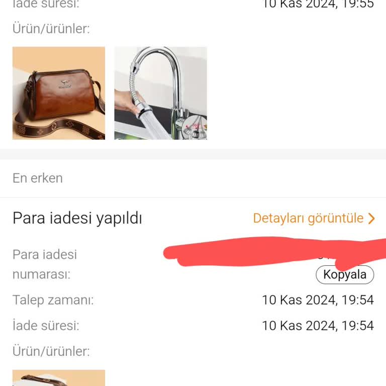 İptal Edilen Ürünün Para İadesi Yapılmadı