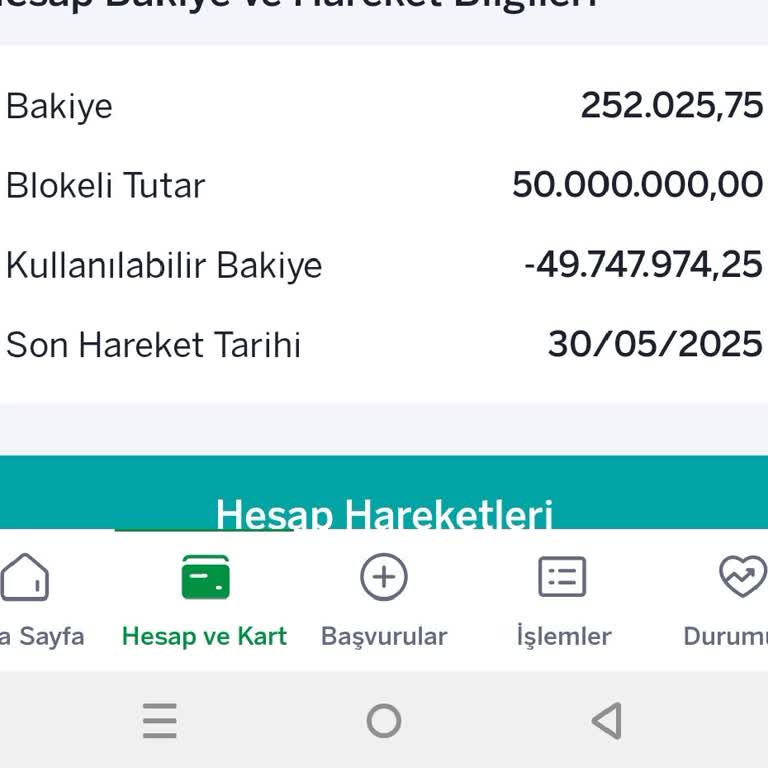 Garanti Bankası Hesabıma Aniden Yüksek Tutarda Bloke Kondu