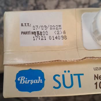Birşah Sütlerinde Tekrar Eden Bozuk Ürün Sorunu