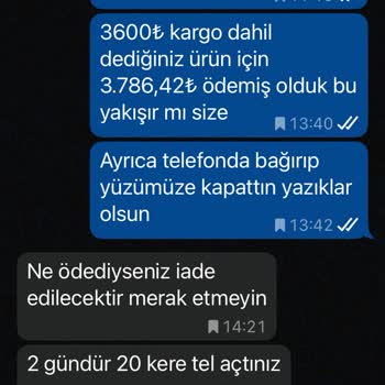 Çifte Kargo Ücreti Ve Olumsuz Müşteri Hizmeti Deneyimi