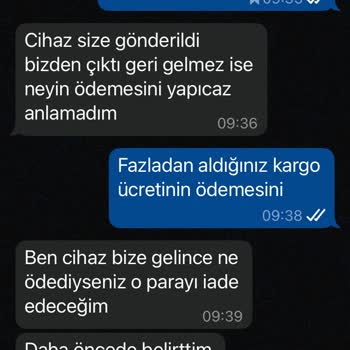 Çifte Kargo Ücreti Ve Olumsuz Müşteri Hizmeti Deneyimi