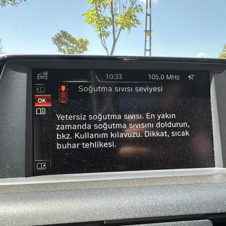 BMW 1.16 Motor Soğutma Sıvısı Uyarısı Ve Sensör Arızası Şüphesi