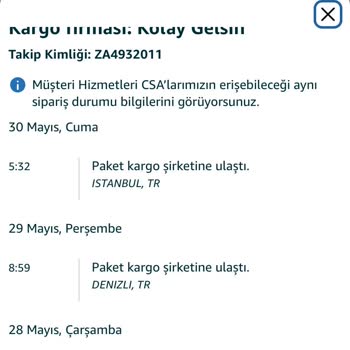 Kargo Firması Ürünümü Teslim Edemiyor, Müşteri Hizmetleri Yetersiz