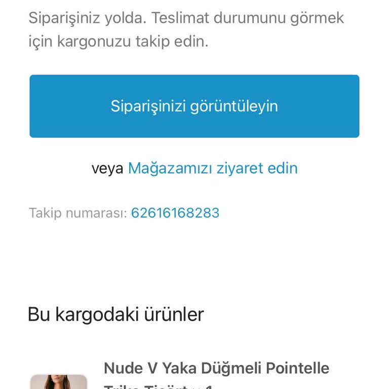 Sipariş Sonrası Bilgi Eksikliği Ve İletişimsizlik Nedeniyle Para İadesi Talebi